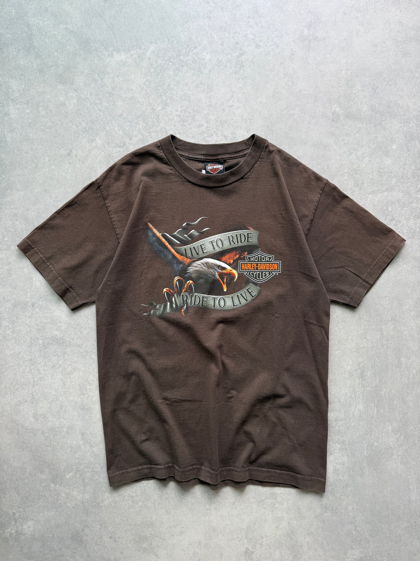 Harley Davidson vintage muška smedja majica (M)
