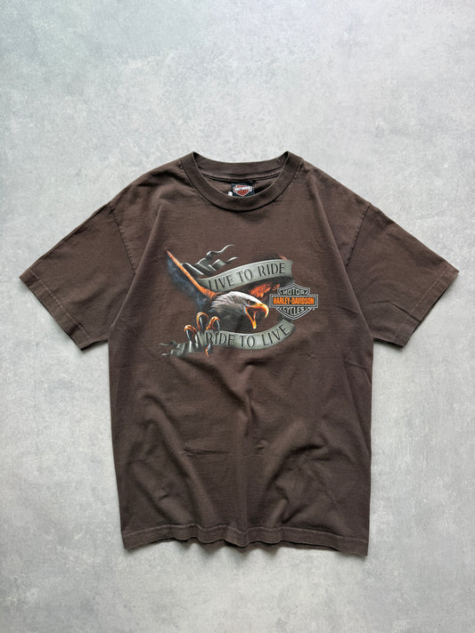 Harley Davidson vintage muška smedja majica (M)
