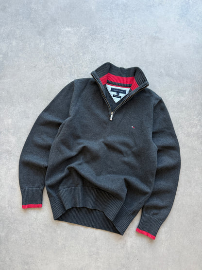 Tommy Hilfiger retro muški 1/4 zip džemper (S)