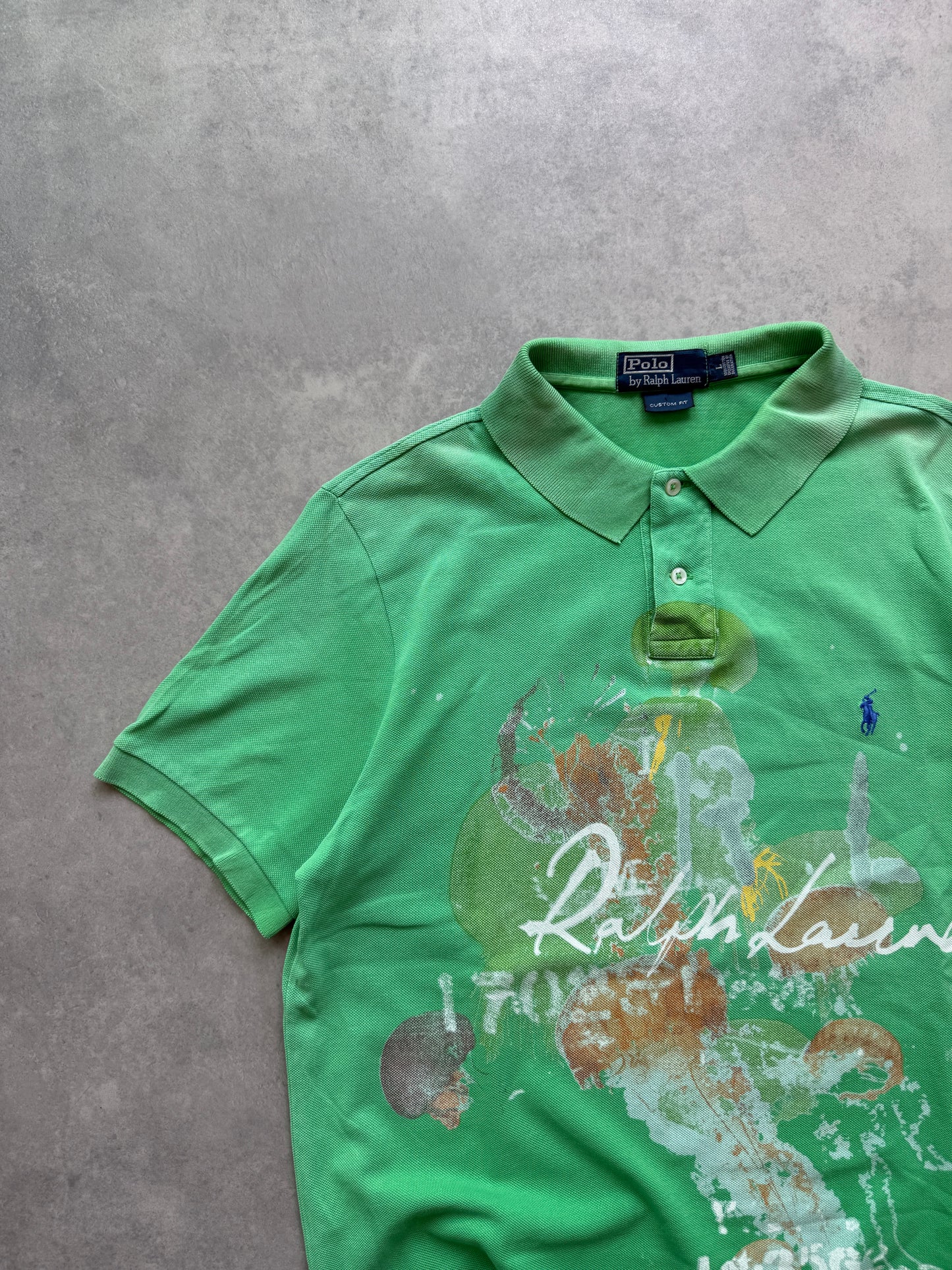 Polo by Ralph Lauren muška vintage zelena majica (L)
