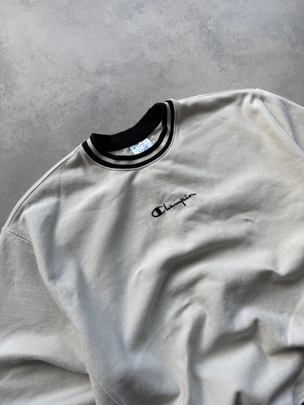 Champion Reverse Weave muška bež dukserica (XL)