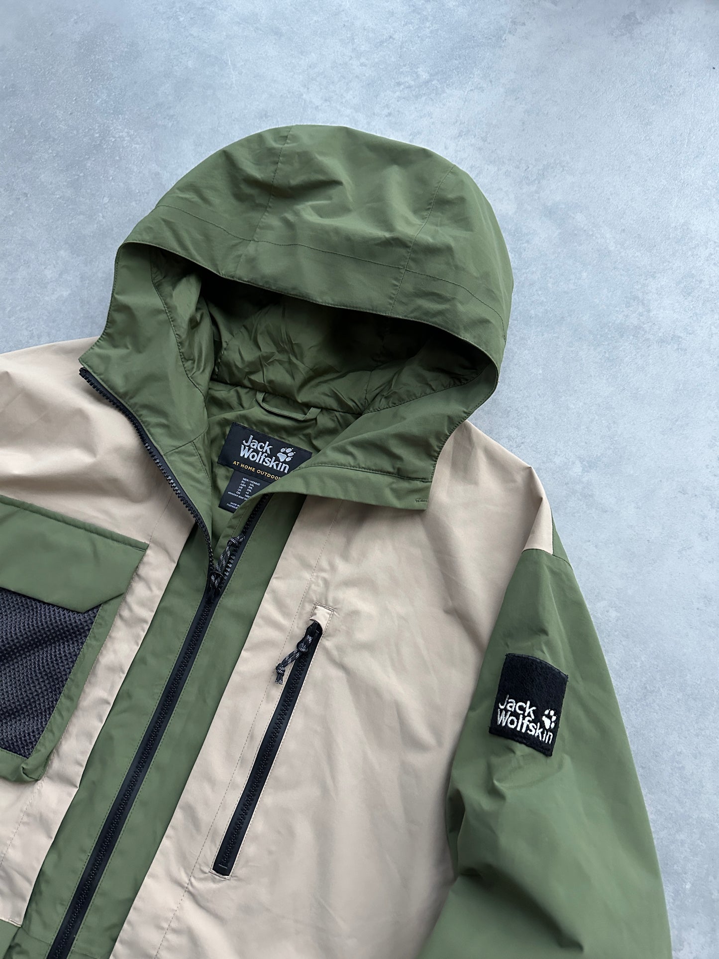 Jack Wolfskin muška zelena shell jakna (XXL)