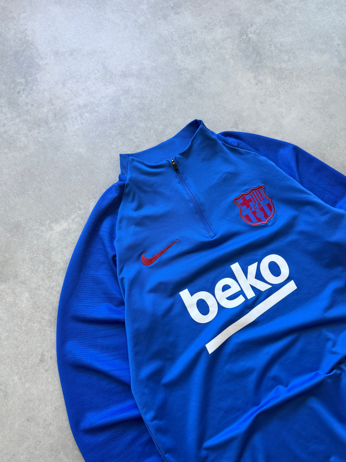 Nike x FC Barcelona muška plava sportska dukserica (M)