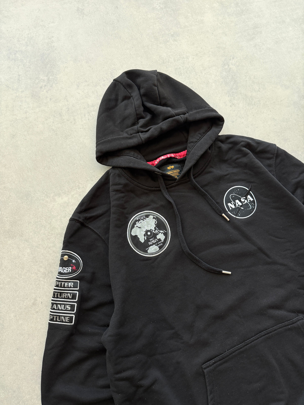 Alpha Industries NASA muška crna dukserica (XL)