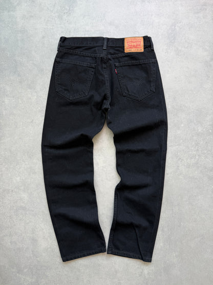 Levis 505 muške crne farmerke (31x30)