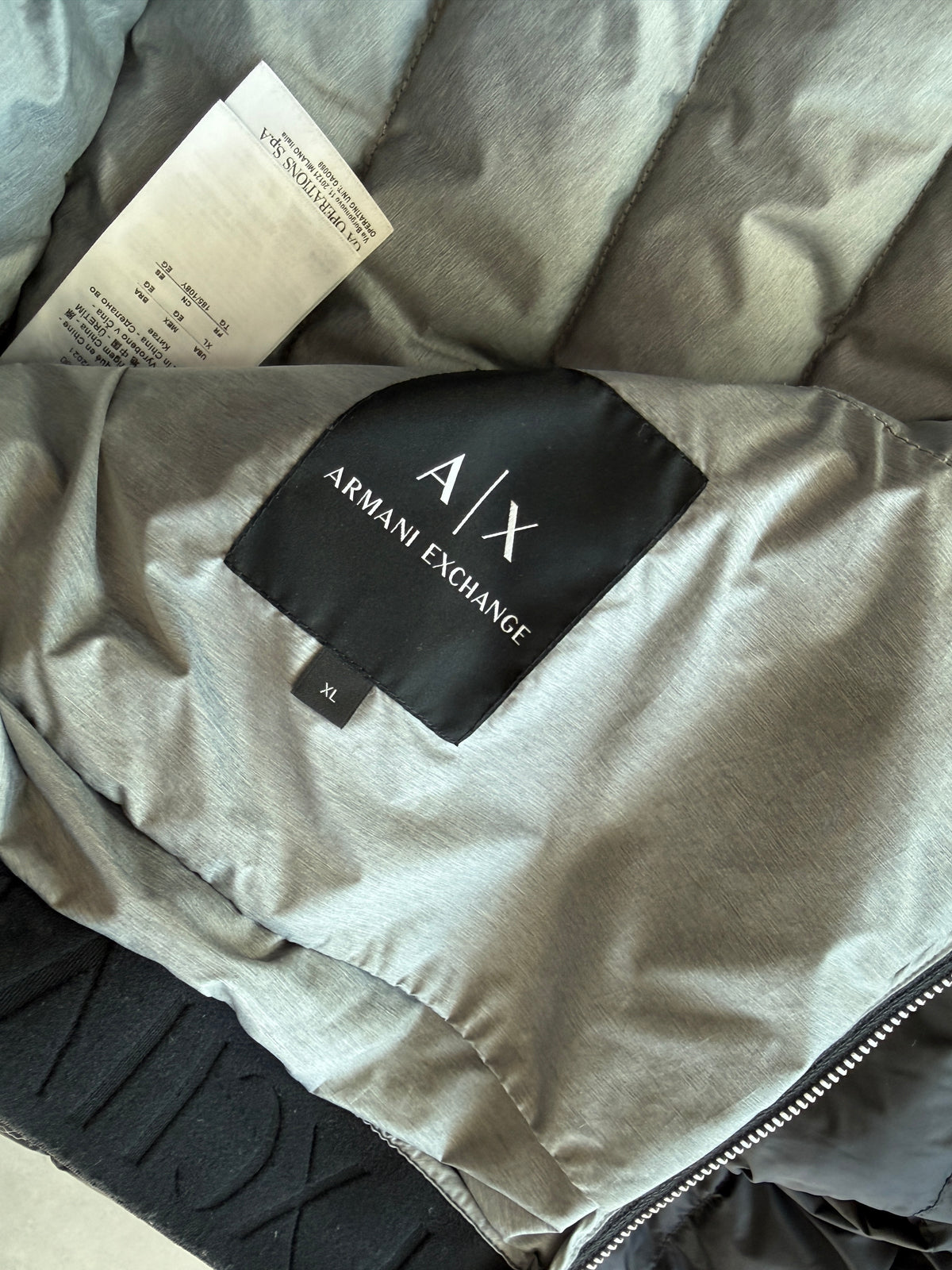 Armani Exchange Woven Down Jacket muška crna jakna (XL)