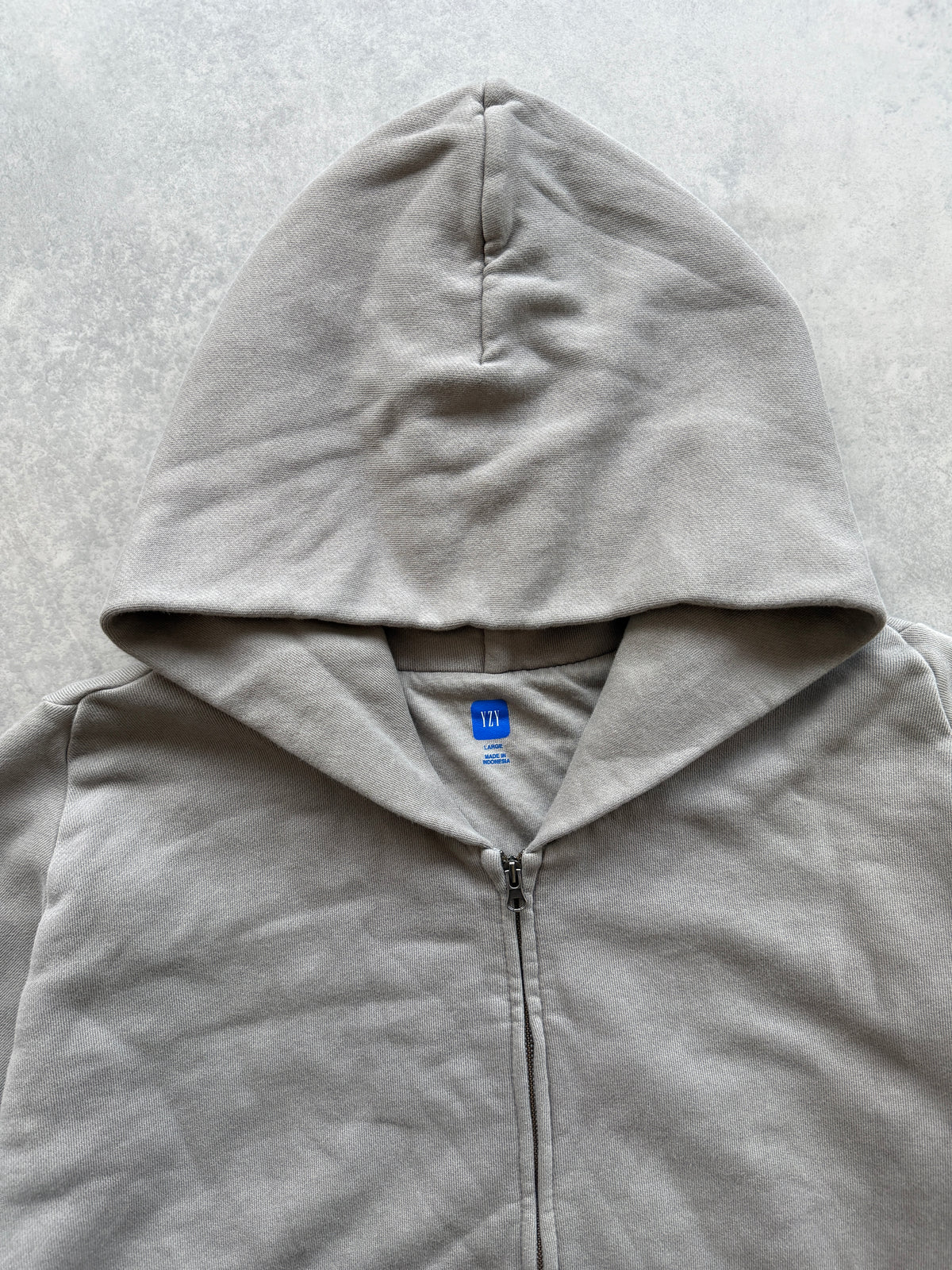 Yeezy x Gap Light Grey Zip - Up muška dukserica (L)