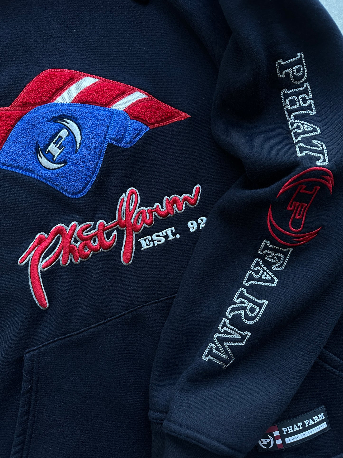 Phat Farm 2000s muška baggy dukserica (XL)