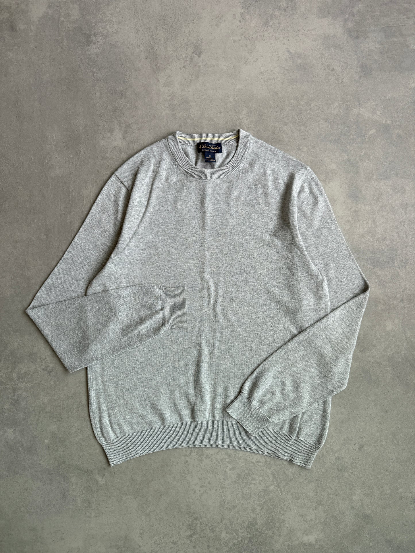 Brooks Brothers muški basic sivi džemper (M)