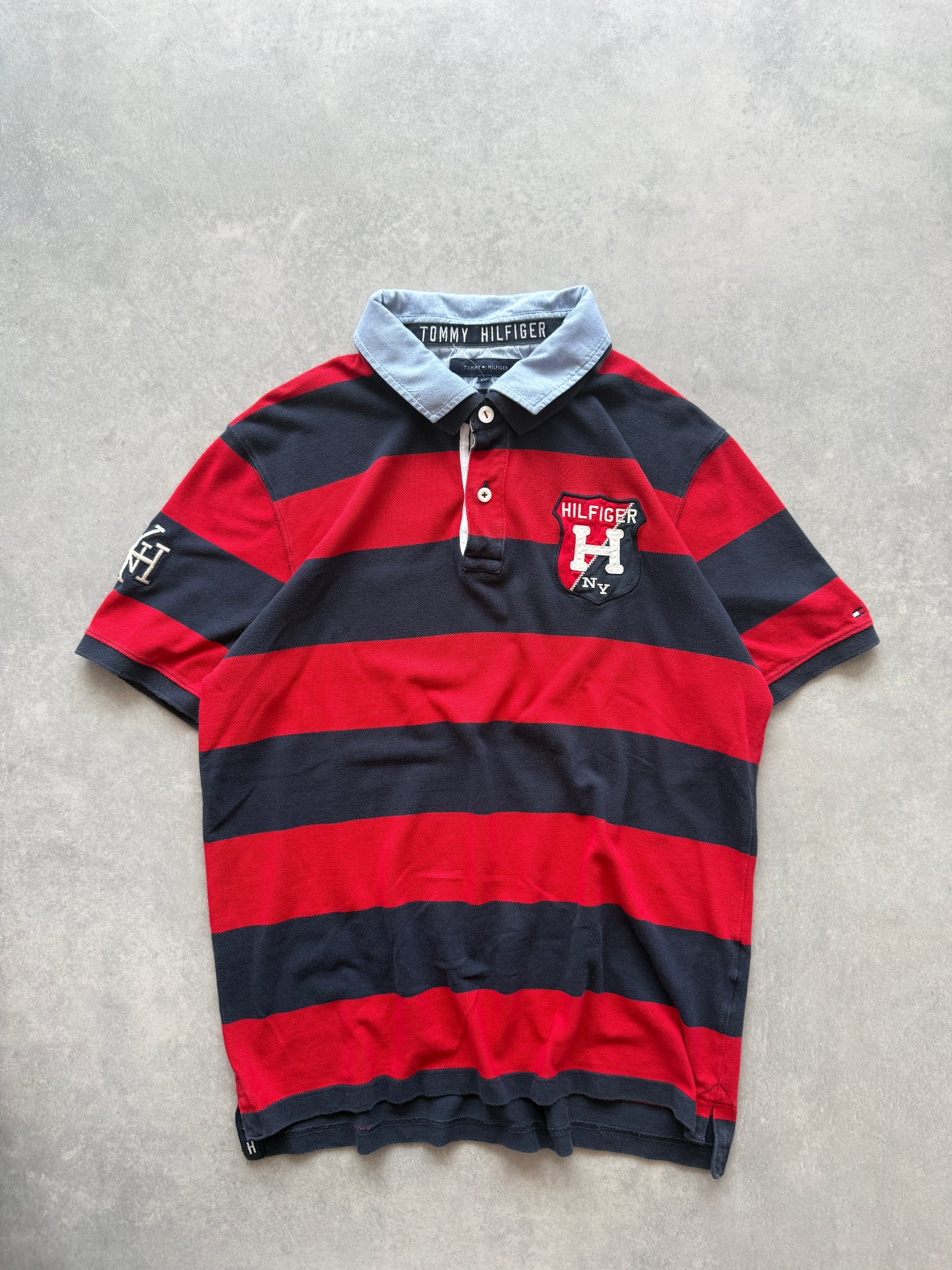 Tommy Hilfiger retro muška prugasta polo majica (XXL)