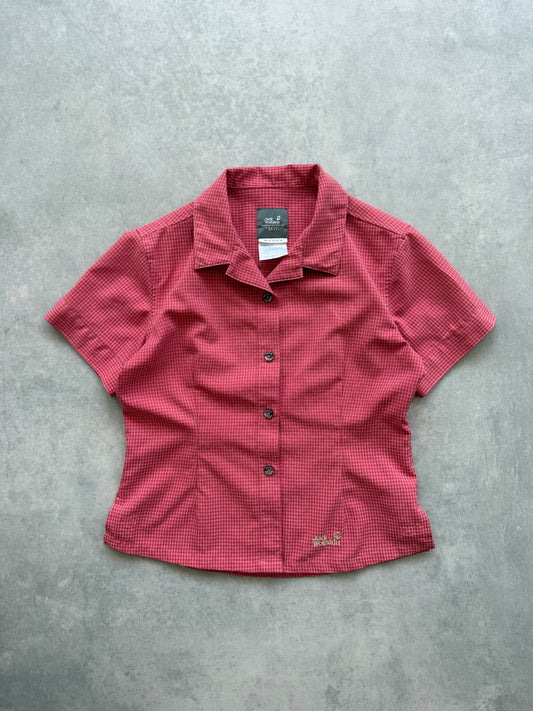 Jack Wolfskin Y2K ženska strukirana košulja (S)