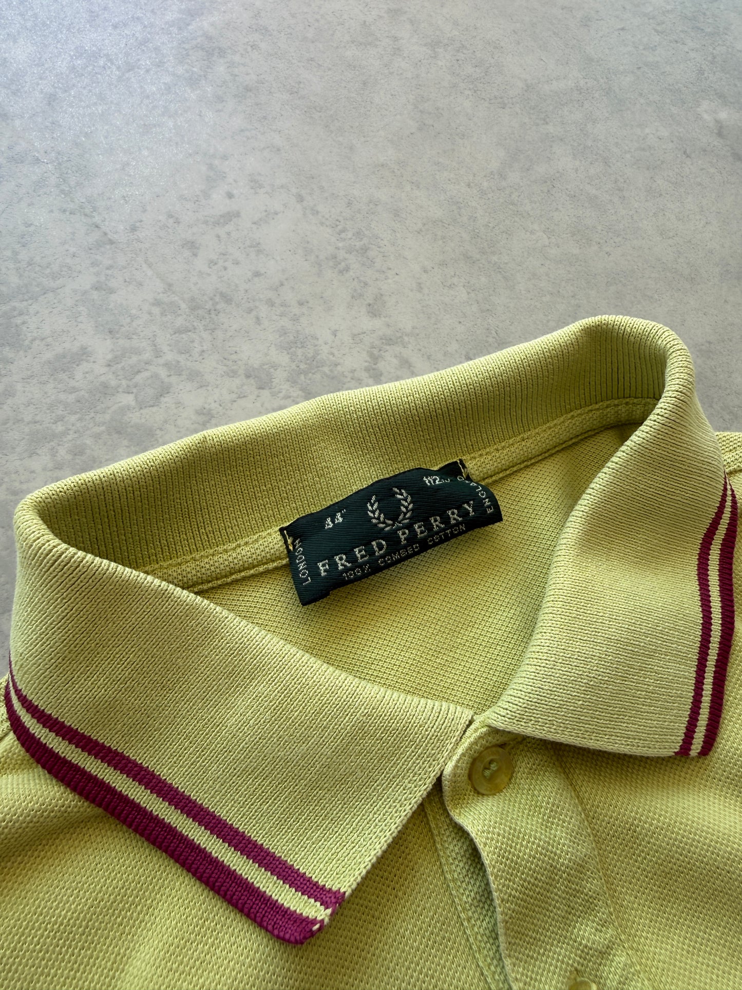 Fred Perry muška žuta polo majica (M)