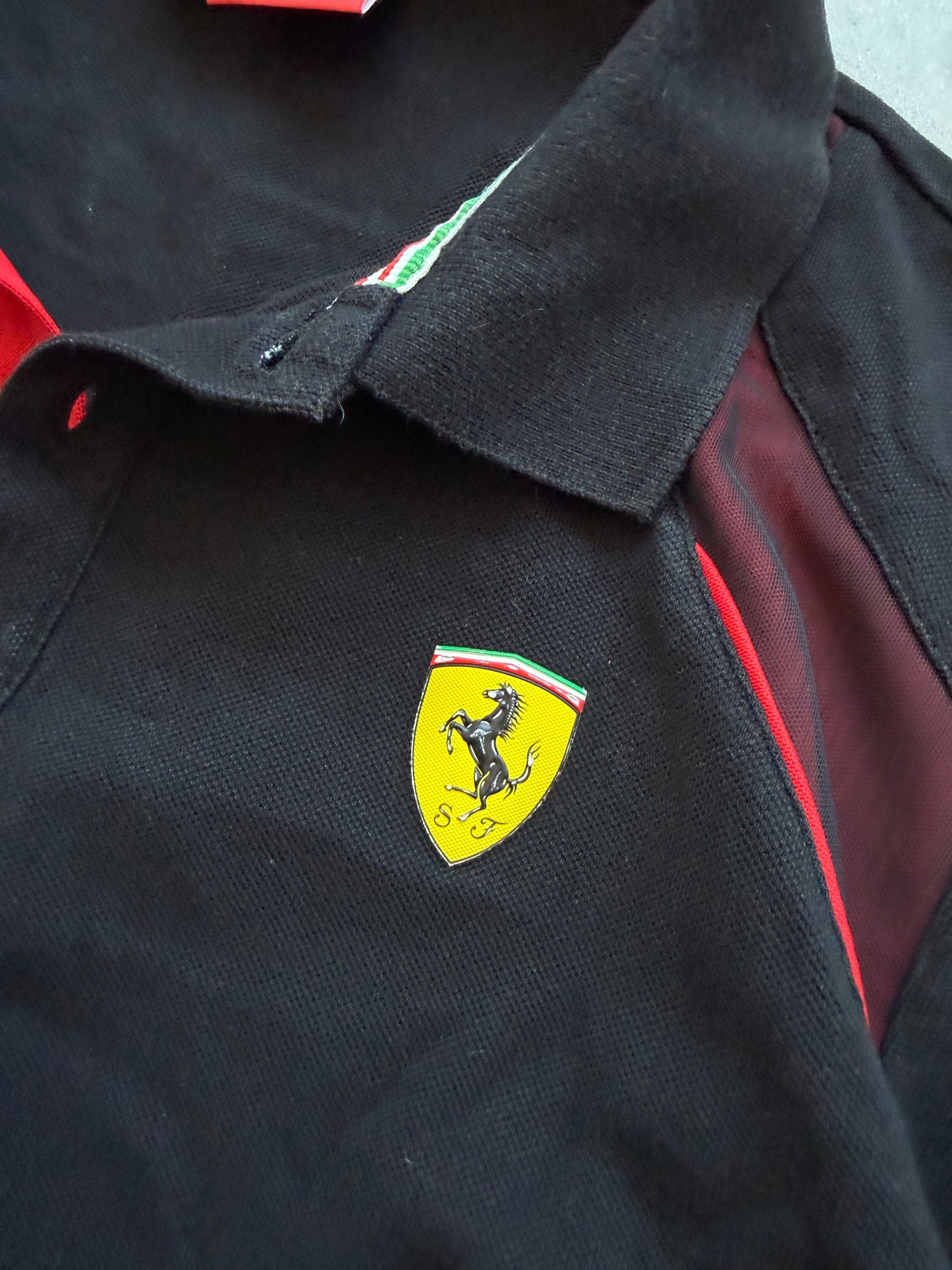 Puma x Ferrari muška crna polo majica (L)