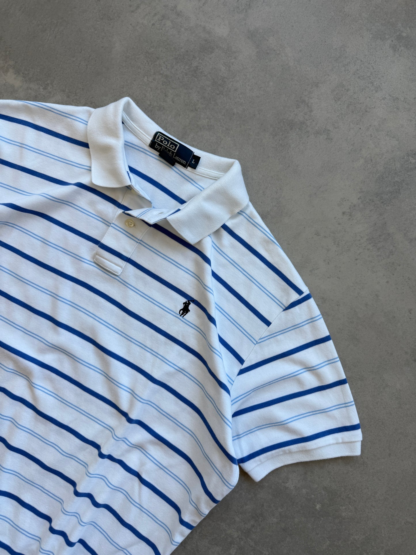 Polo by Ralph Lauren vintage muška prugasta polo majica (L)