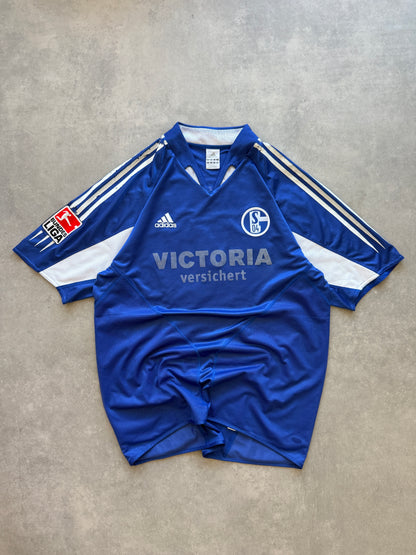 Adidas  x Schalke 04/05 Home Kit Lincoln muški vintage dres (L)