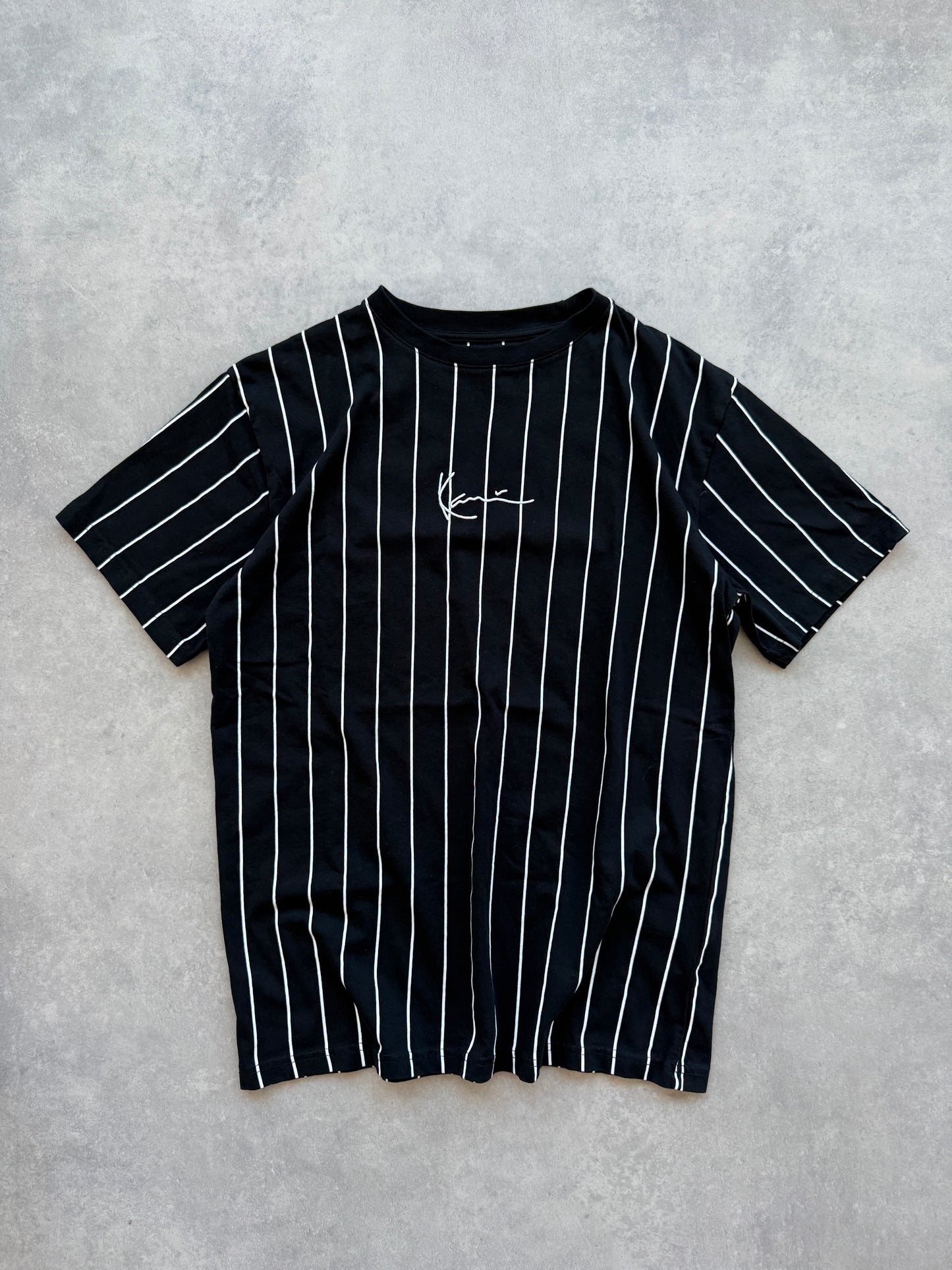 Karl Kani muška crna prugasta oversized majica (M)