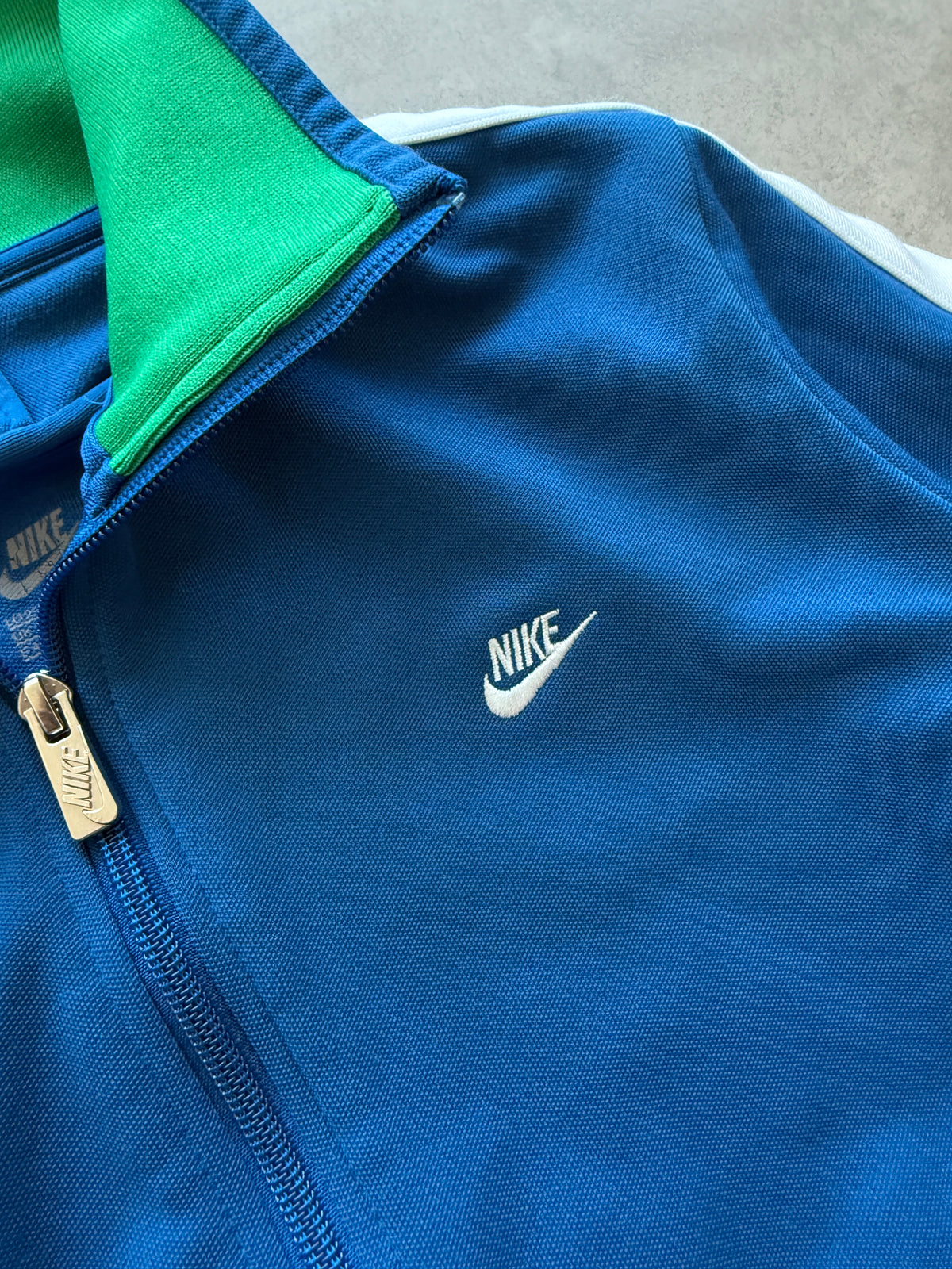 Nike 2000s ženska plava zip dukserica (L)