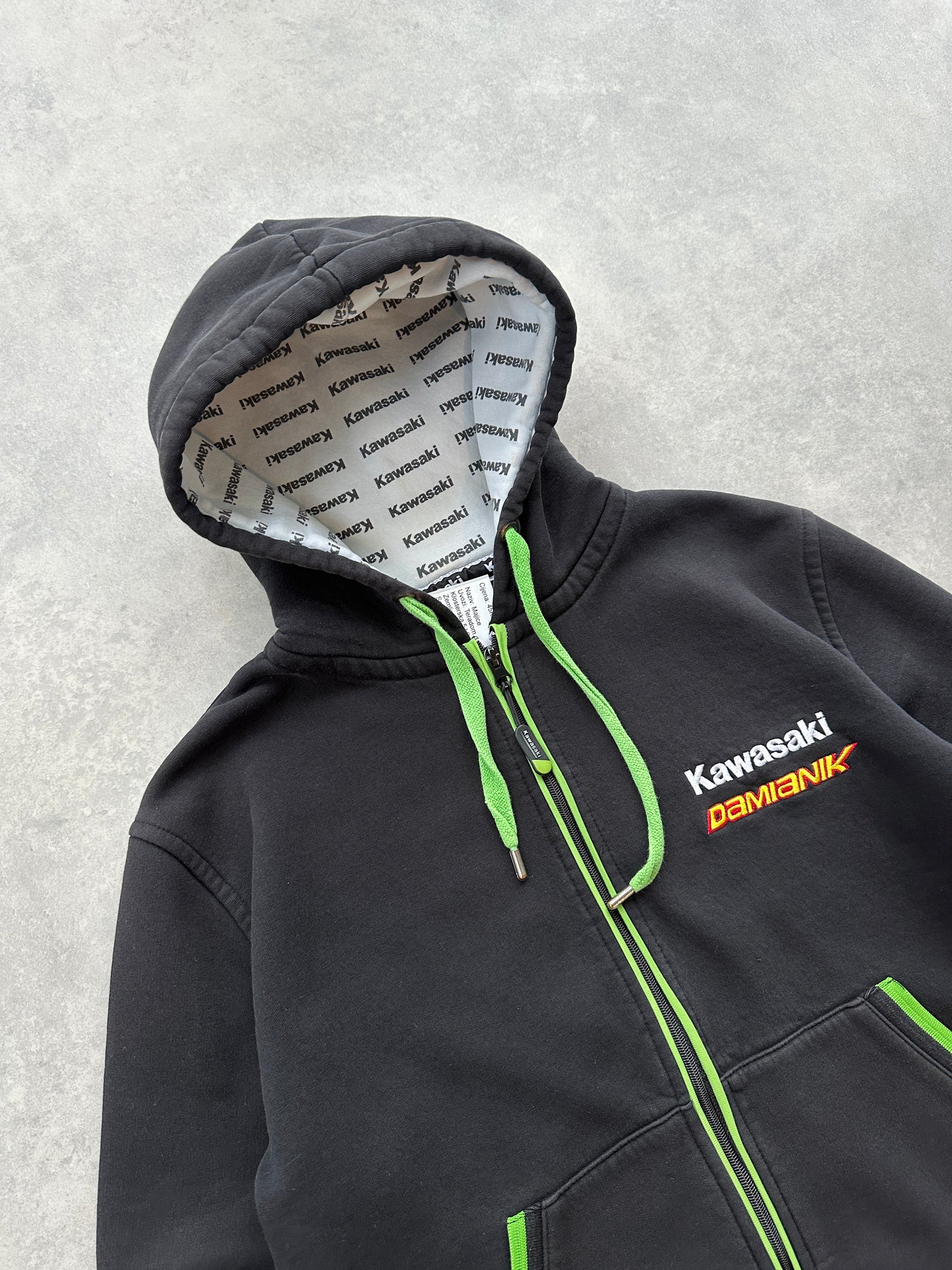Kawasaki racing muška zip up dukserica (M)