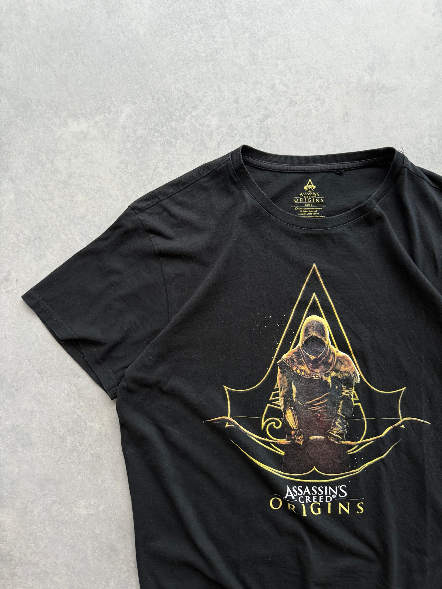 Assassins Creed Origins muška crna majica (L)