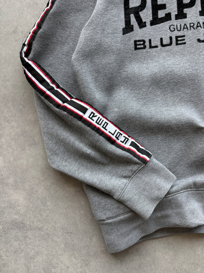 Replay muška siva slim fit dukserica (M)