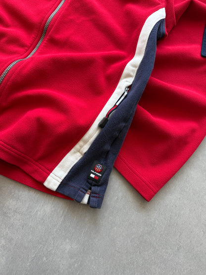 Tommy Hilfiger vintage muška crvena fleece dukserica (M)