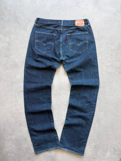 Levis 501 muške tamno plave farmerke (36x36)