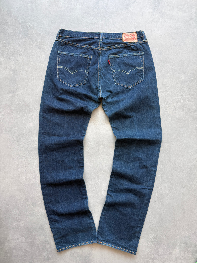 Levis 501 muške tamno plave farmerke (36x36)