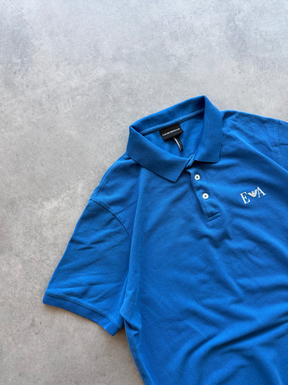 Emporio Armani muška plava slim fit polo majica (XL)
