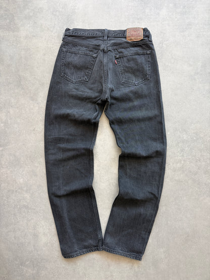 Levis 501 retro muške crne farmerke (34x34)