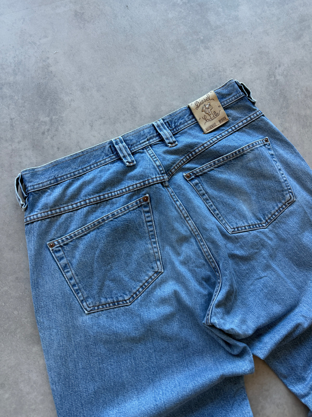 Diesel Saddler vintage 90s muške baggy farmerke (38)