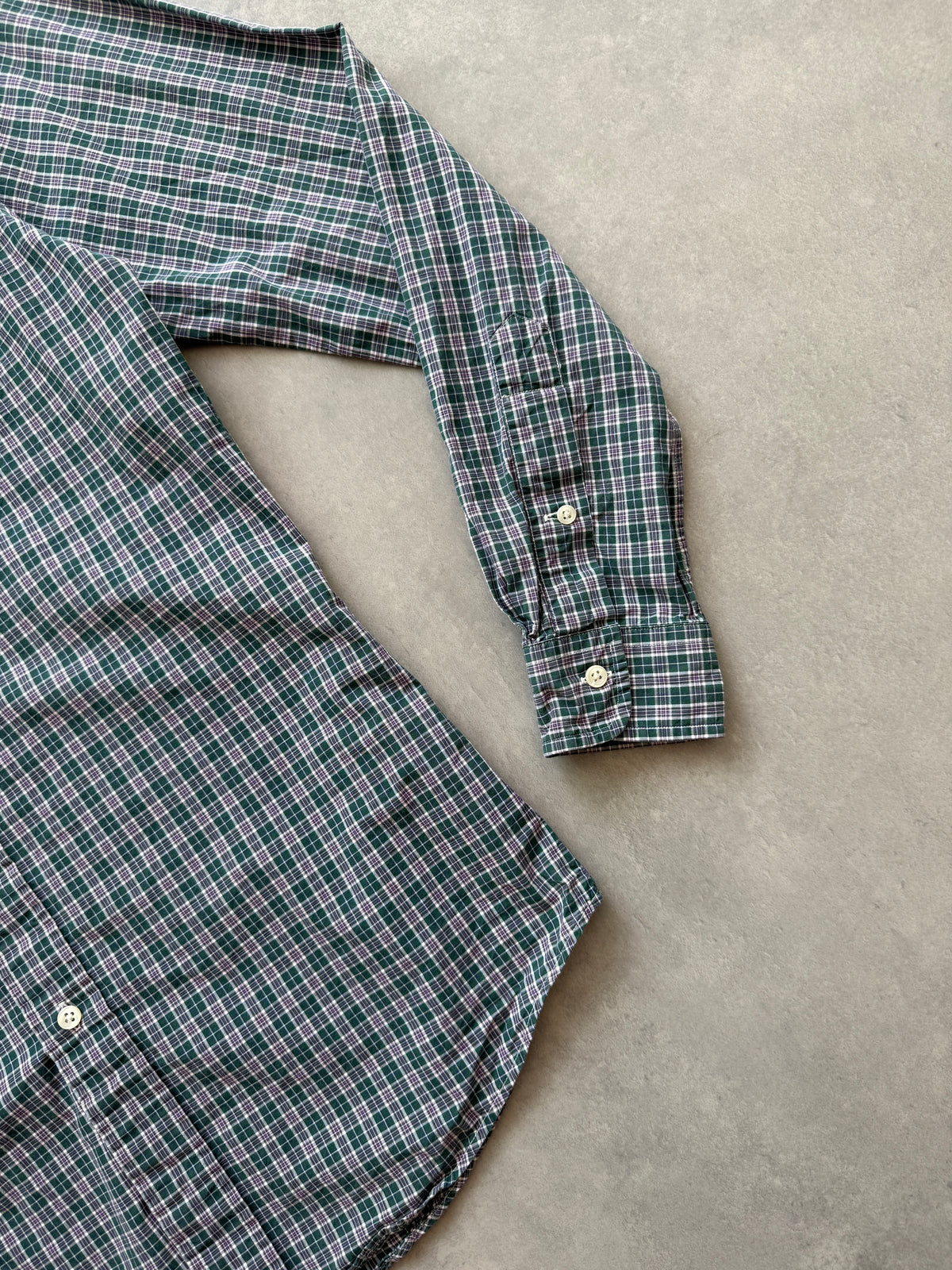 Polo by Ralph Lauren vintage muška zelena karirana košulja (M)
