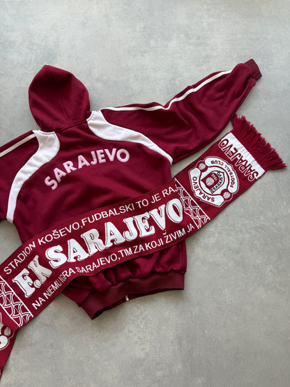 FK Sarajevo muška bordo dukserica (M)