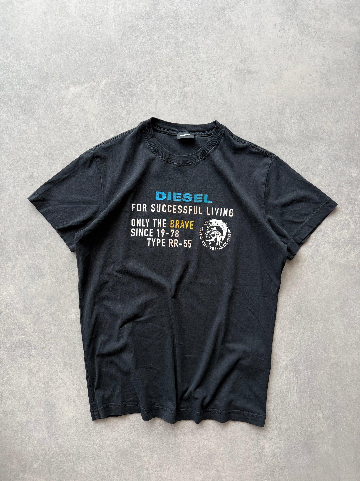 Diesel muška crna basic slim fit majica (M)