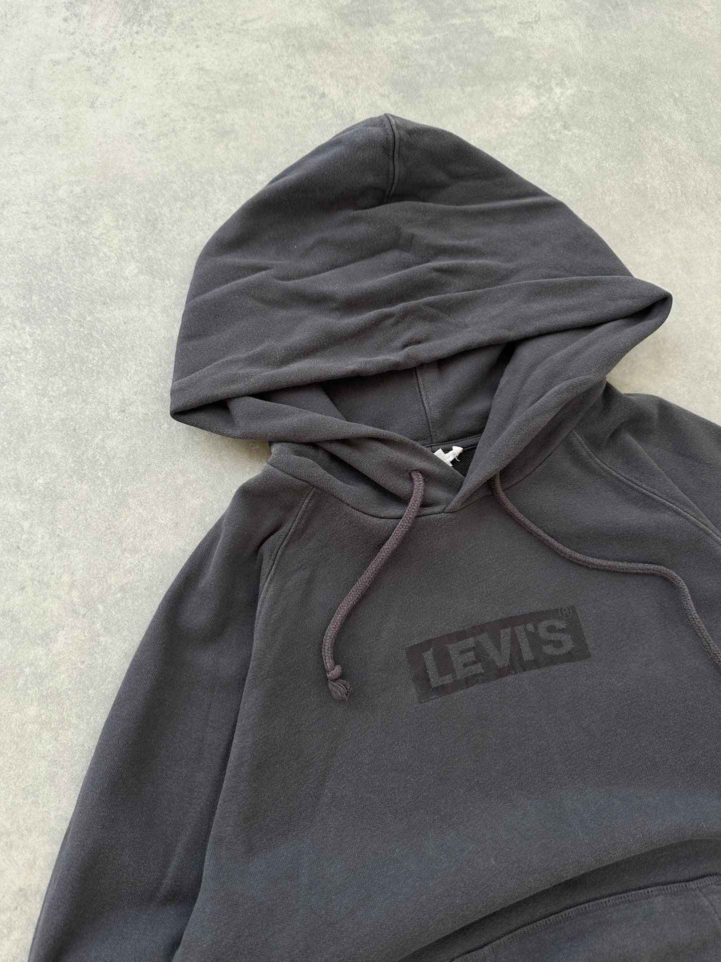 Levis basic box logo ženska siva dukserica (S)