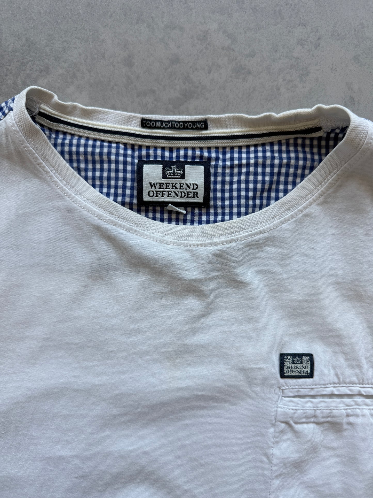 Weekend Offender muška bijela casual majica (M)