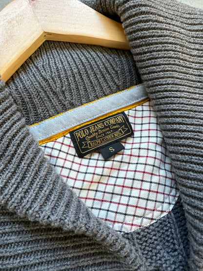 Polo Jeans Company vintage muški sivi džemper (S)