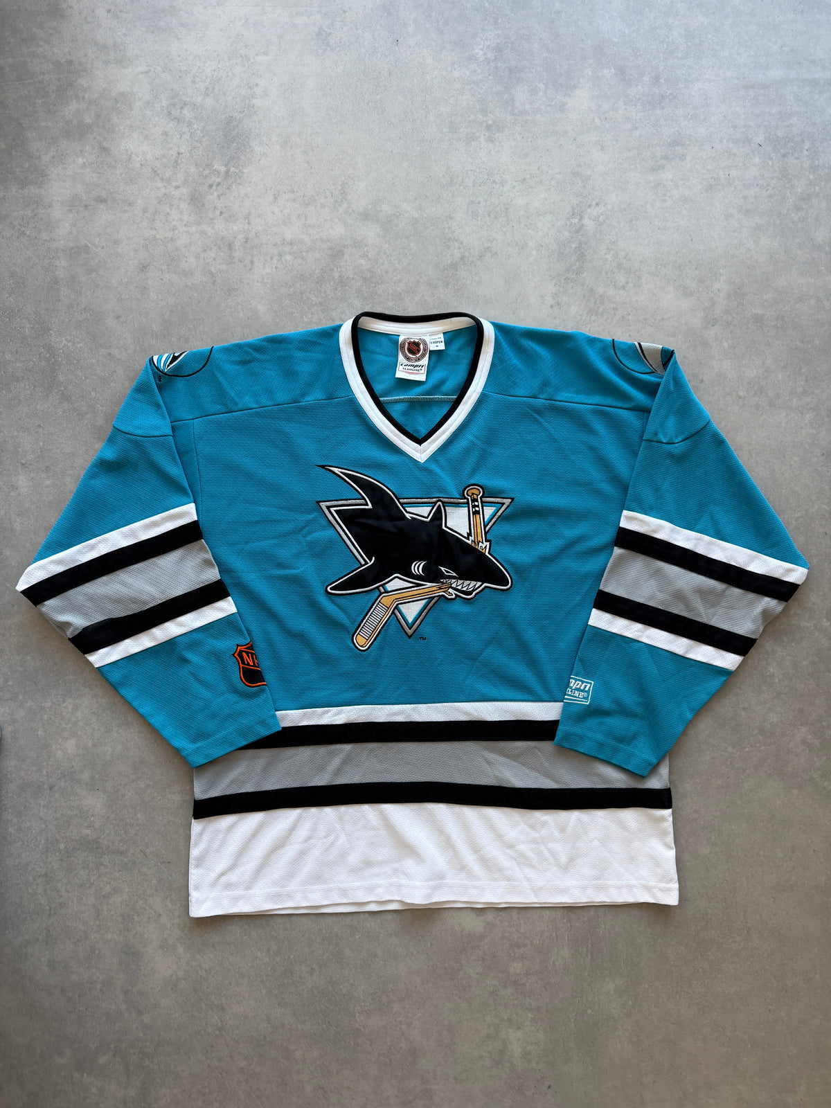 Campri San Jose Sharks vintage muški hokej dres (M)