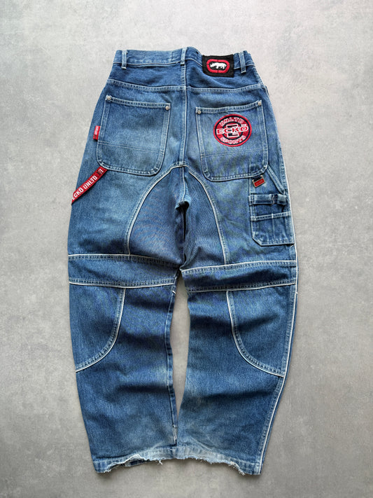 Ecko Unltd 2000s ženske baggy farmerke (30)