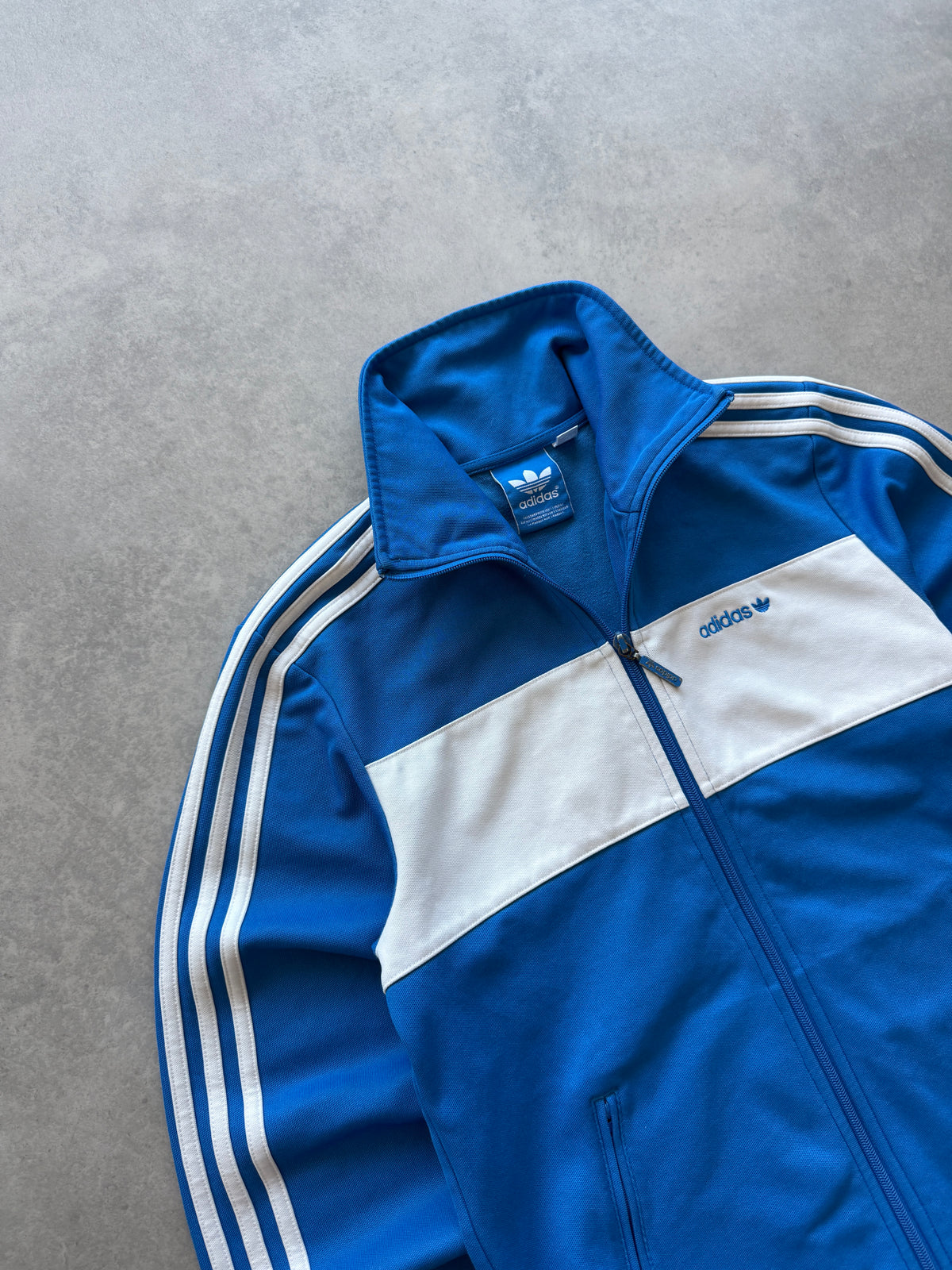 Adidas Beckenbauer muška plava zip dukserica (S)