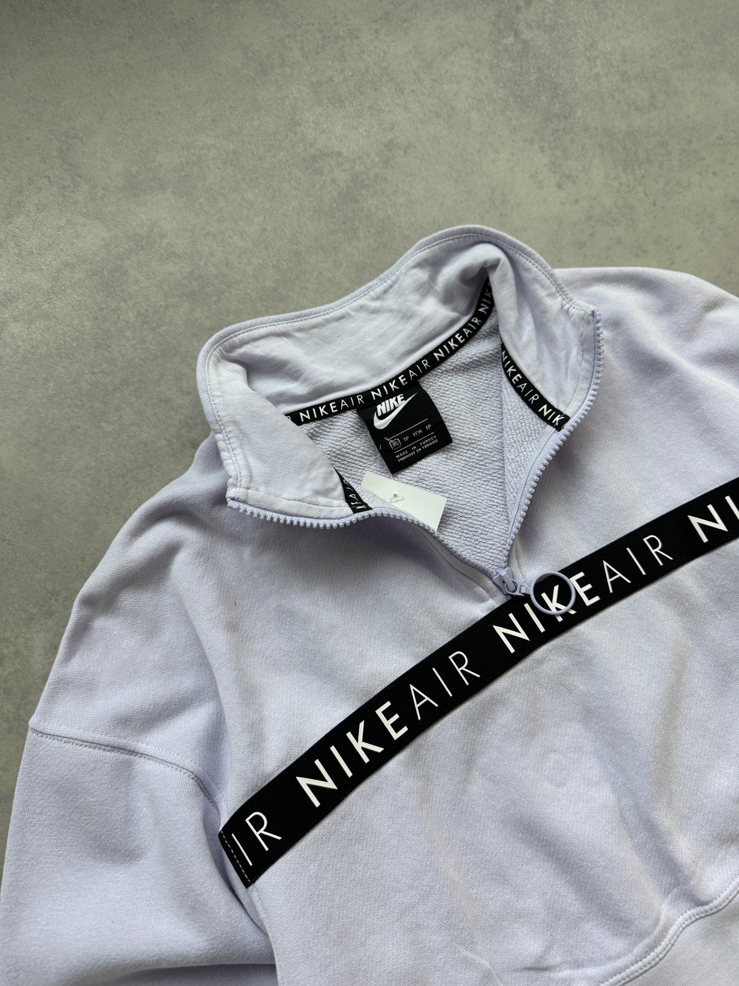 Nike Air 1/2 zip ženska crop dukserica (XS)