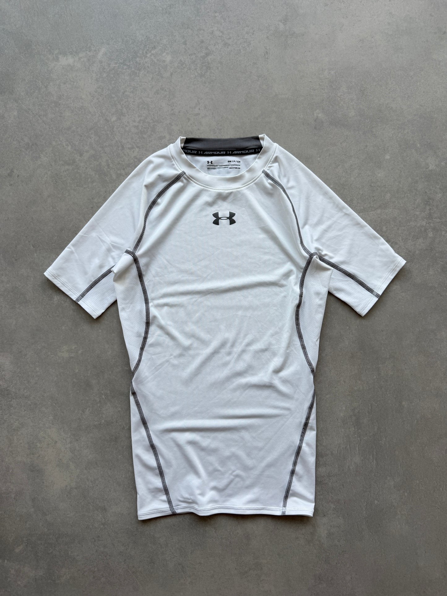Under Armour muška bijela kompresiona majica (S)