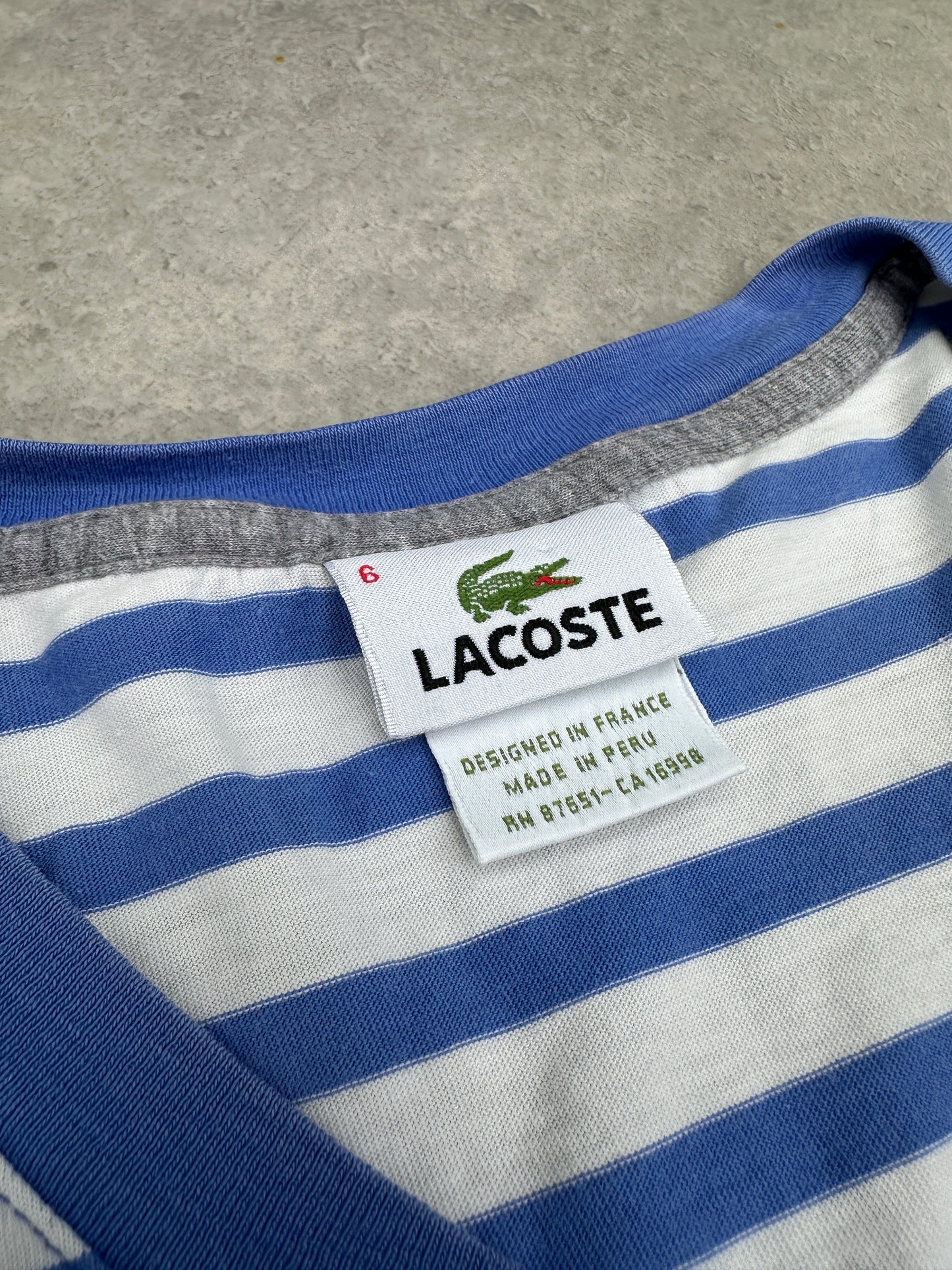 Lacoste muška prugasta vintage majica (XL)