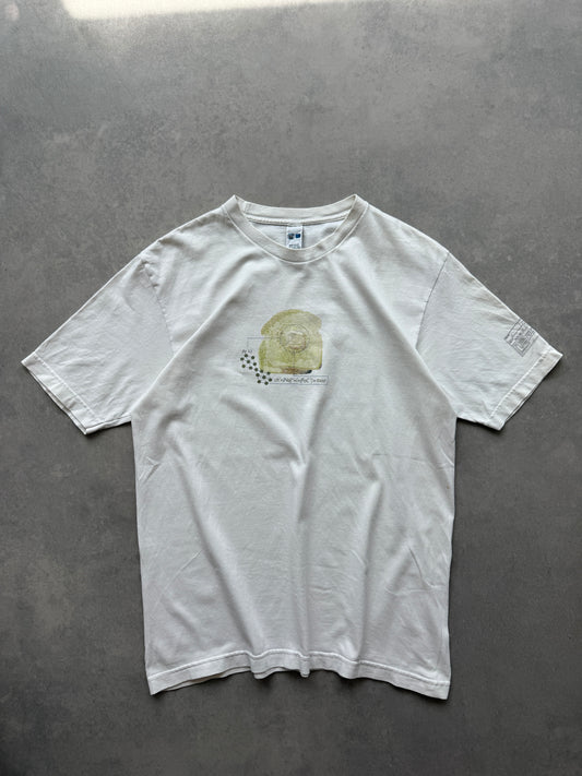 L2 vintage muška bijela oversized majica (M)