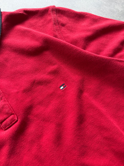 Tommy Hilfiger muška crvena slim fit polo majica (L)