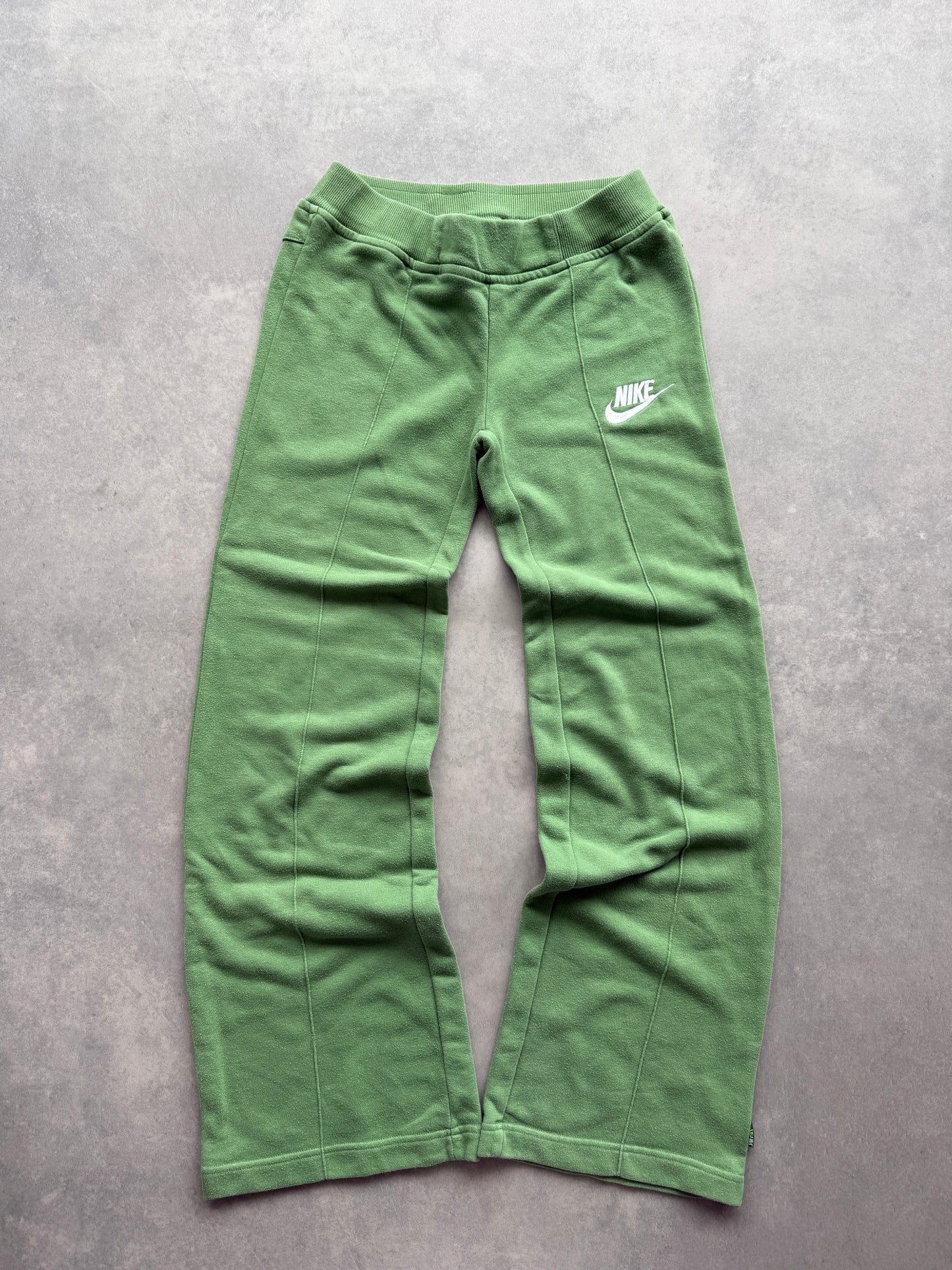 Nike 2000s ženska baggy zelena trenerka (S)