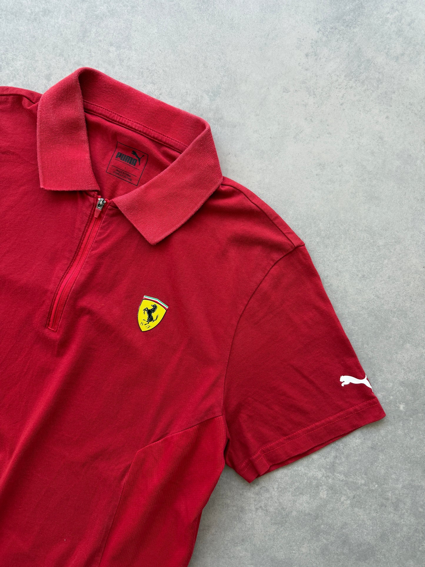 Puma x Ferrari muška zip polo majica (L)