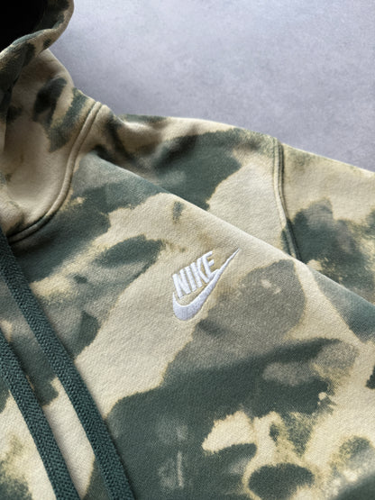 Nike muška zelena bleech dye dukserica (XS)