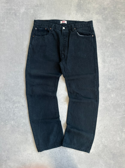 Levis 501 muške crne farmerke (38x32)