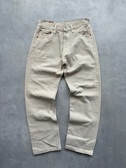 Levis 501 vintage ženske bež farmerke (29x32)
