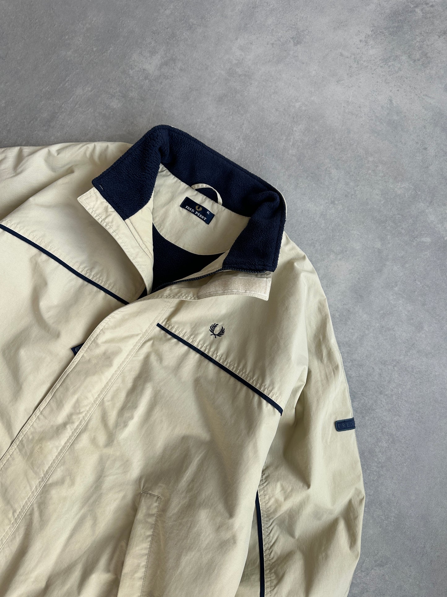 Fred Perry vintage muška bež jakna (XL)